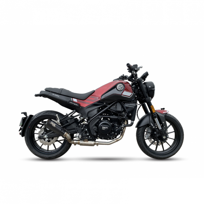 Ixil Rb Full System Race Xtrem Black For Benelli Leoncino 250 2021 2023 Part Cb5201Rb